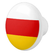 South Ossetia Flag Keramische Knop (Rechts)