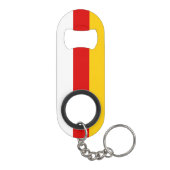 South Ossetia Flag Mini Flessenopener (Achterkant)