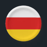 South Ossetia Flag Papieren Bordje<br><div class="desc">Patriotic flag of South Ossetia.</div>