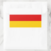 South Ossetia Flag Rechthoekige Sticker (Tas)