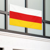 South Ossetia Flag Spandoek (Buitenkant Gebouw)