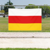 South Ossetia Flag Spandoek (Insitu)