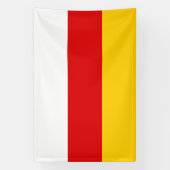 South Ossetia Flag Spandoek (Verticaal)