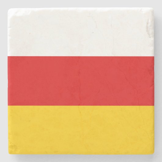 South Ossetia Flag Stenen Onderzetter (Voorkant)