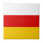 South Ossetia Flag Tegeltje<br><div class="desc">Patriotic flag of South Ossetia.</div>