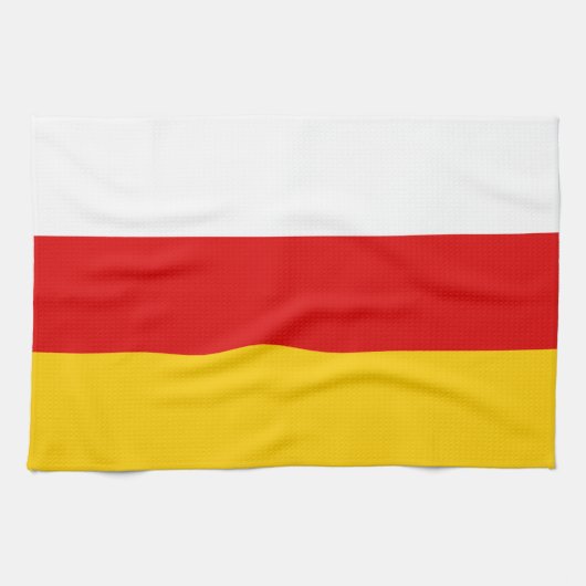 South Ossetia Flag Theedoek (Horizontaal)
