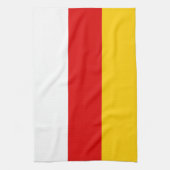 South Ossetia Flag Theedoek (Verticaal)