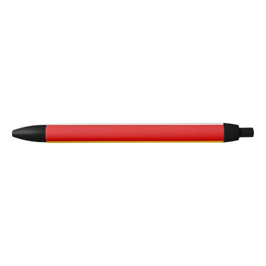 South Ossetia Flag Zwarte Inkt Pen (Voorkant)