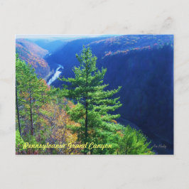 South Overlook, Pennsylvania Grand Canyon Briefkaart