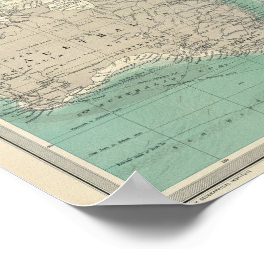 South Pacific Ocean Poster (Hoek)