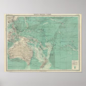 South Pacific Ocean Poster (Voorkant)