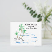 South Pacific, The Musical Briefkaart (Staand voorkant)