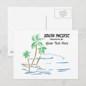 South Pacific, The Musical Briefkaart (Voorkant / Achterkant)