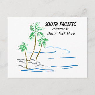 South Pacific, The Musical Briefkaart