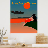South Pacific Travel Poster (Keuken)