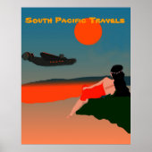 South Pacific Travel Poster (Voorkant)