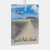 South Padre Island, Sand Dunes Glas Ornament (Voorkant Rechts)