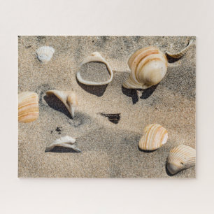 South Padre Island, schelpen en zand Legpuzzel