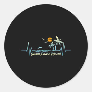 South Padre Island Souvenir Spring Break South Pad Ronde Sticker