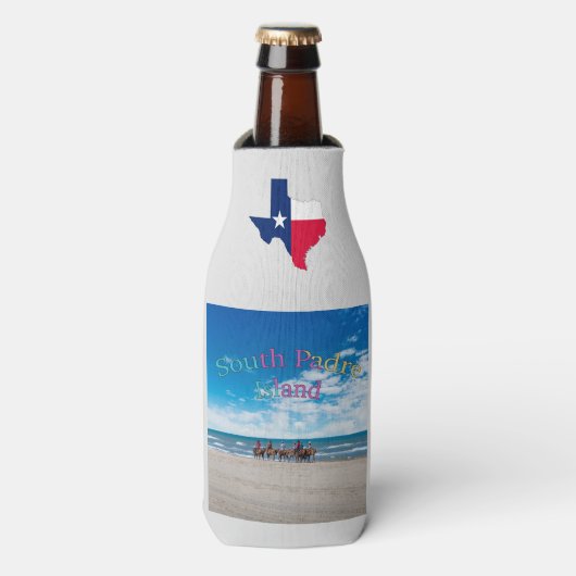 South Padre Island, Texas, Bottle Cooler (Fles Voorkant)