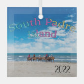 South Padre Island, Texas, Glas Ornament (Voorkant)
