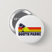 South Padre Island Texas Ronde Button 5,7 Cm (Voorkant /achterkant)