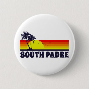 South Padre Island Texas Ronde Button 5,7 Cm