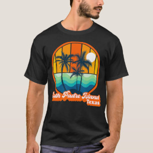 South Padre Island Texas Summer 90 s Beach T-shirt