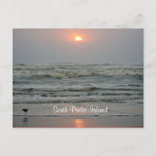 South Padre Island Texas Sunrise Post Card Briefkaart