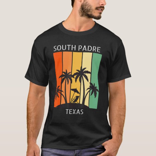 South Padre Island TX Texas Island T-shirt (Voorkant)