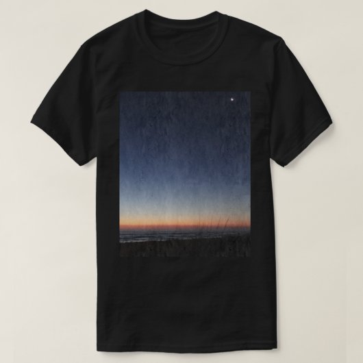 South Padre Vroege Ochtendmaan T-shirt (Design voorkant)