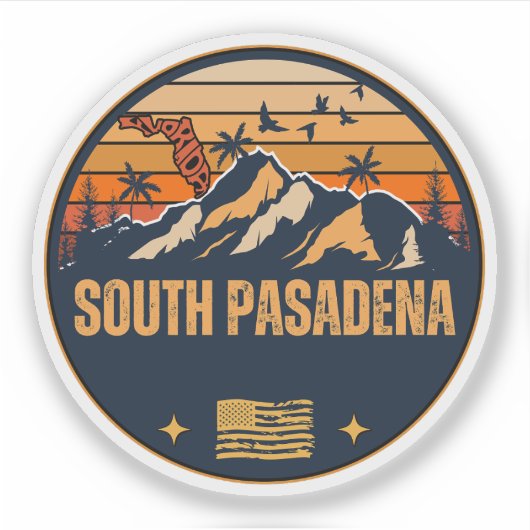 South Pasadena, Florida Sticker (Voorkant)