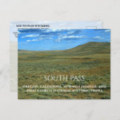 South Pass, Wyoming, National Historic Trails Briefkaart (Voorkant / Achterkant)