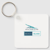 south pedre island beach island sleutelhanger (Voorkant)