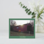South Perkasie Covered Bridge Briefkaart (Staand voorkant)