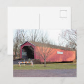 South Perkasie Covered Bridge Briefkaart (Voorkant / Achterkant)