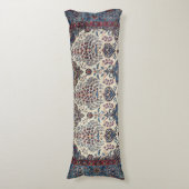 South Persian Rug Blue Tan Pinks Lichaamskussen (Voorkant Verticaal)