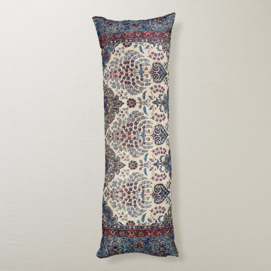 South Persian Rug Blue Tan Pinks  Lichaamskussen (Achterkant (Verticaal))