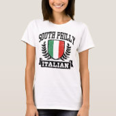 South Philly Italiaans T-shirt (Voorkant)