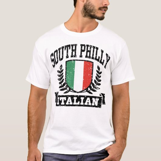 South Philly Italiaans T-shirt (Voorkant)