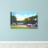 South Point Parking Area Scene Canvas Afdruk (Insitu (Houten vloer))