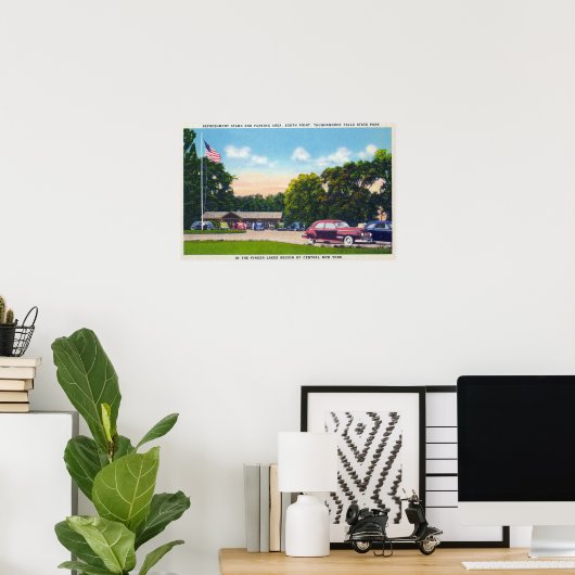 South Point Parking Area Scene Poster (Thuiskantoor)