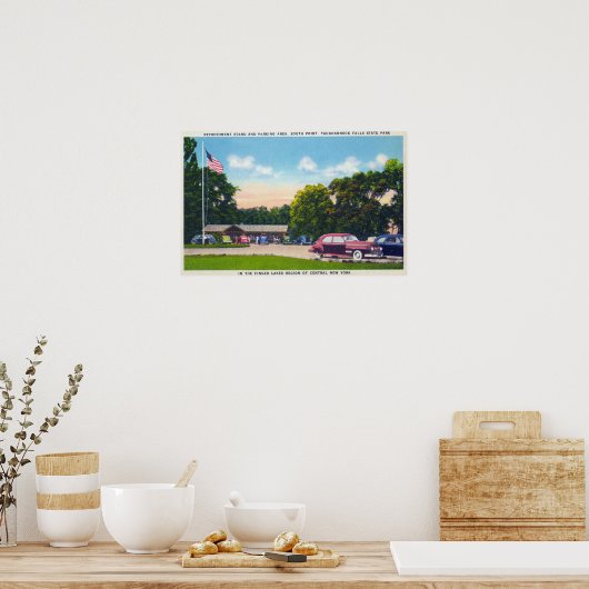 South Point Parking Area Scene Poster (Keuken)