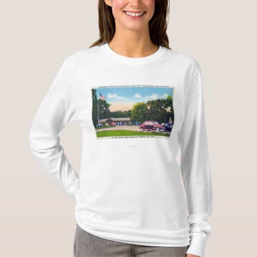 South Point Parking Area Scene T-shirt (Voorkant)