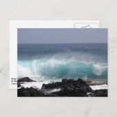 South Point Wave, Hawaii Briefkaart (Voorkant / Achterkant)