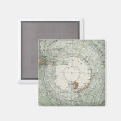South Polar Region Map Magneet (Voorkant / Achterkant)