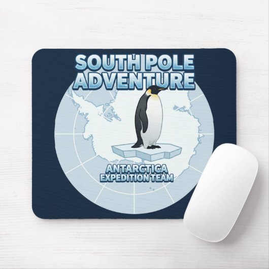 South Pole Adventure Antarctica Expedition Team Muismat (Met muis)