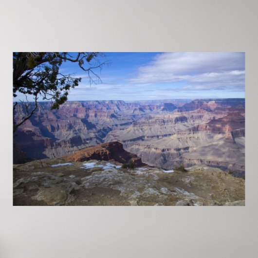 South Rim Uitzicht Grand Canyon Poster (Voorkant)