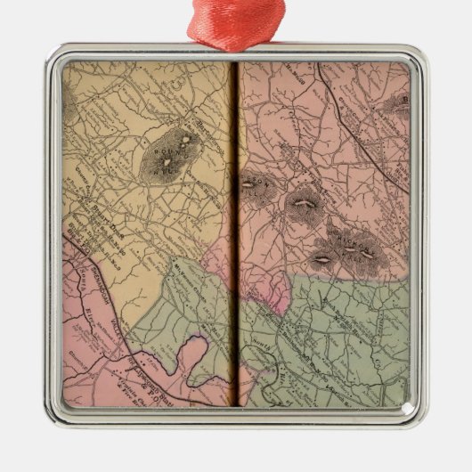 South River, Augusta County Metalen Ornament (Voorkant)