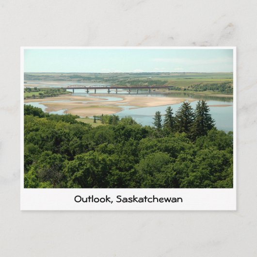 South Saskatchewan River Briefkaart (Voorkant)